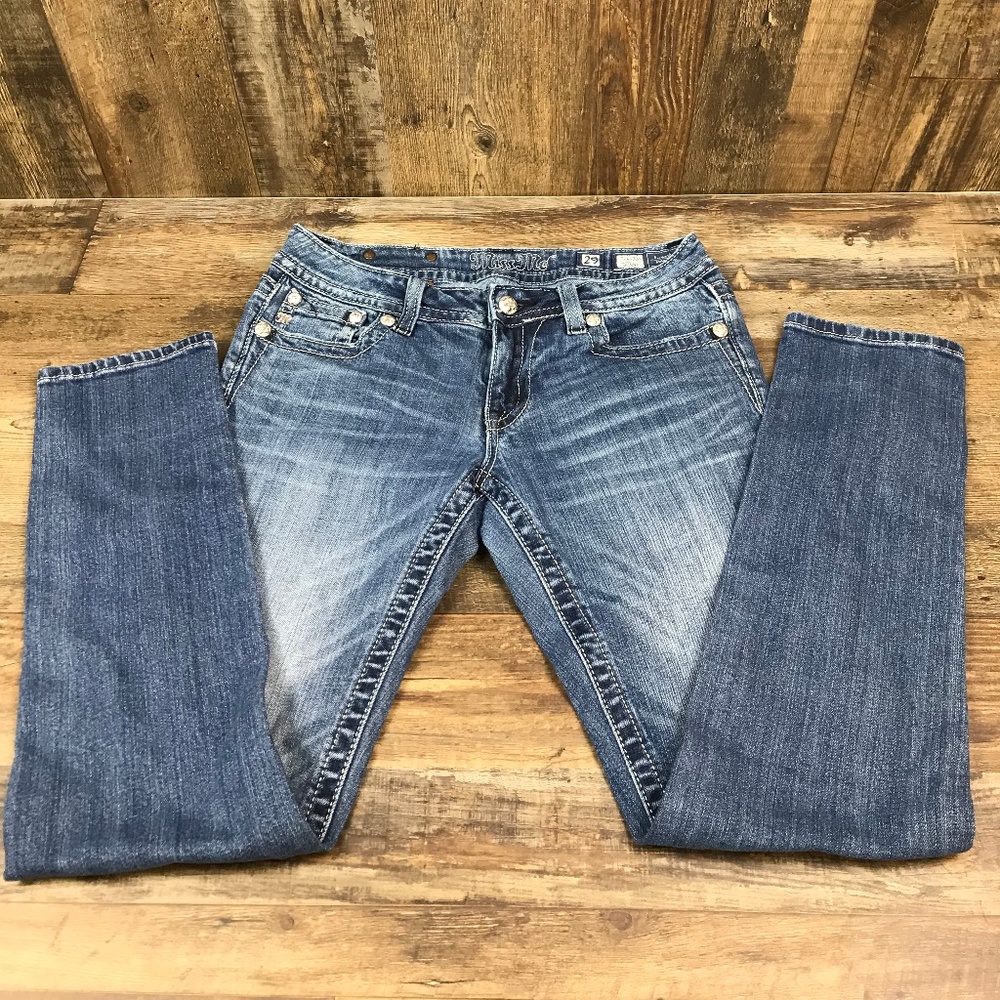 Miss Me Skinny Jeans 5pkt Size 29
